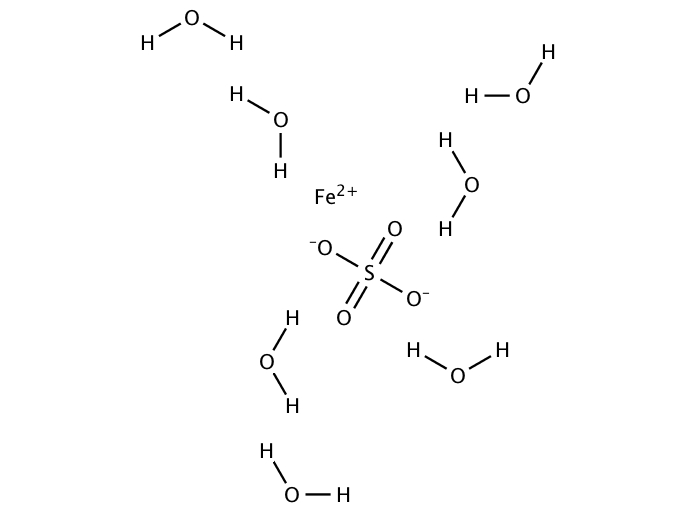 iron(ii) sulfate heptahydrate formula