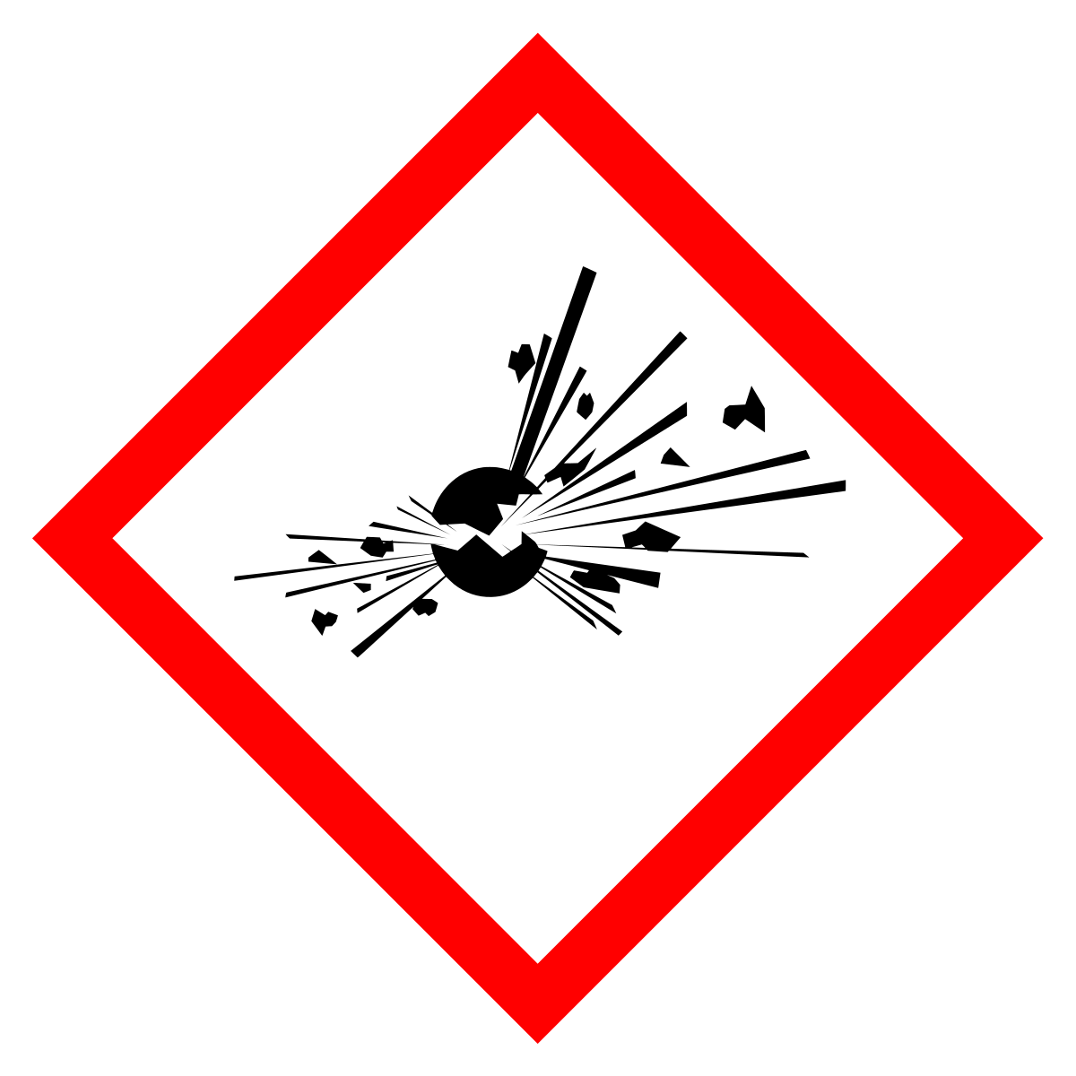 GHS pictogram — Explosive