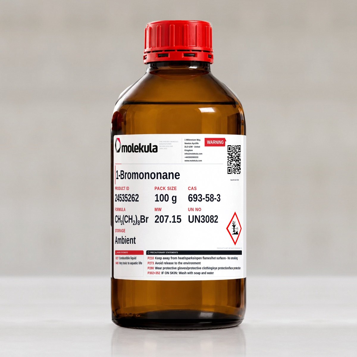 1-Bromononane, 100 g pack