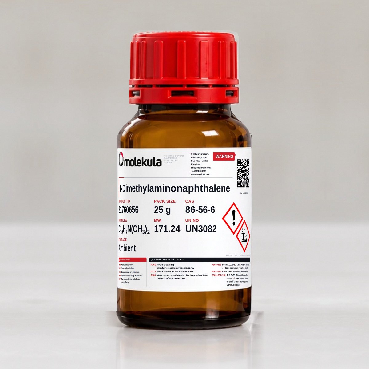 1-Dimethylaminonaphthalene, 25 g pack