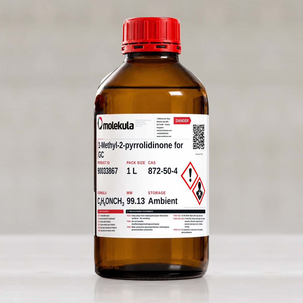 1-Methyl-2-pyrrolidinone for GC, 1 L pack