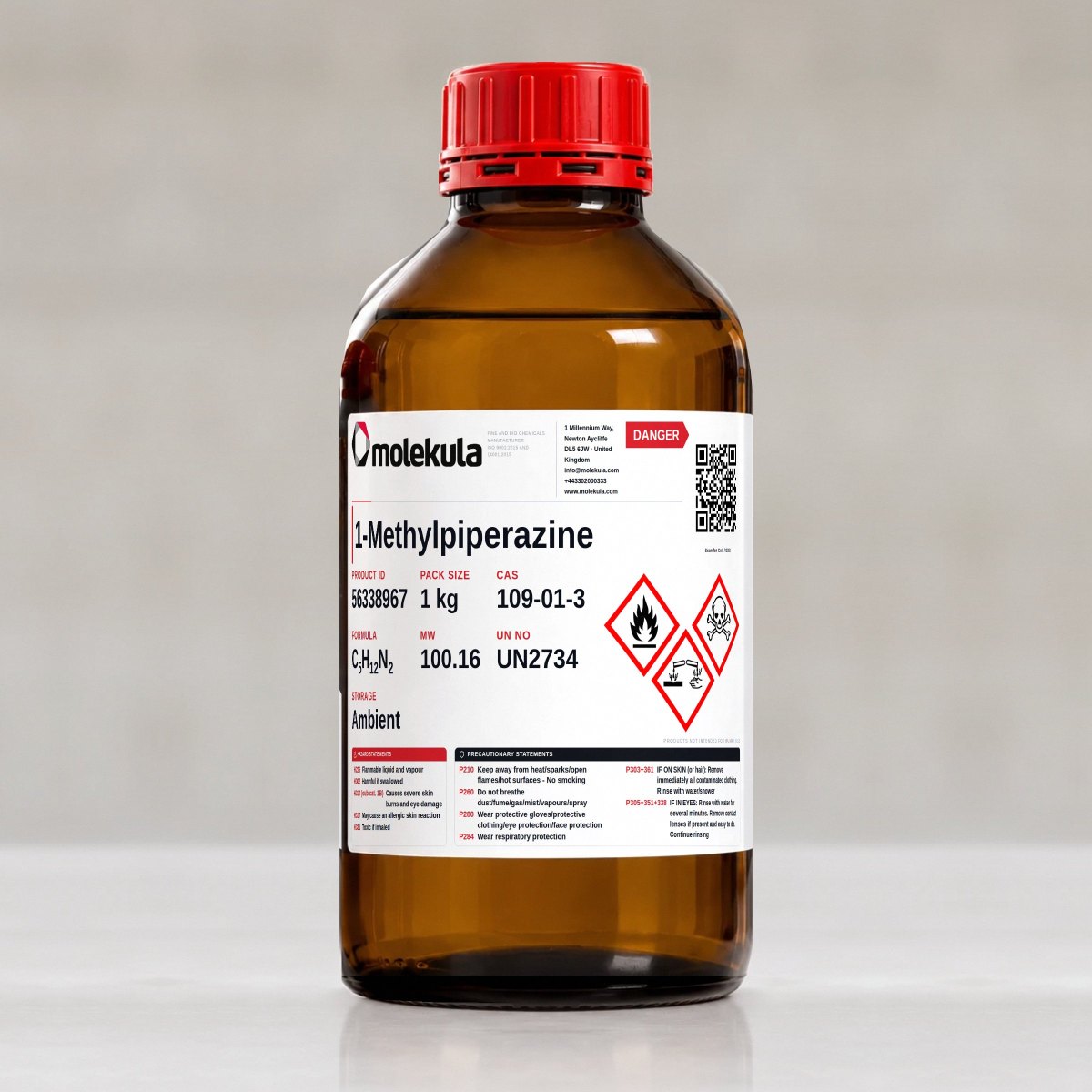 1-Methylpiperazine, 1 kg pack