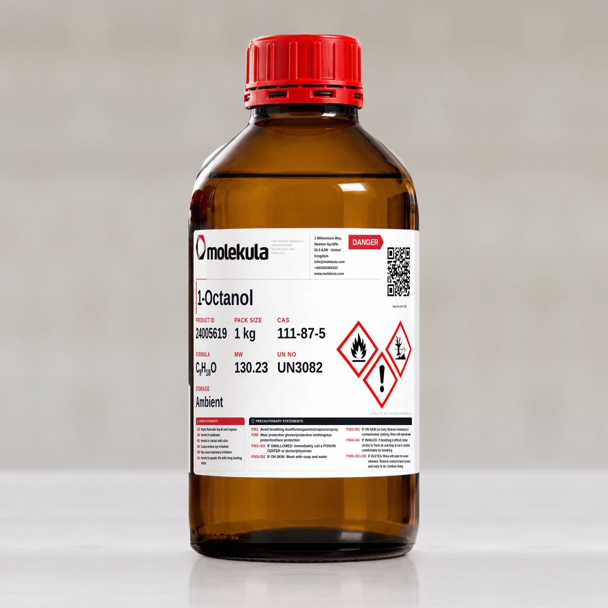 1-Octanol, 1 kg pack