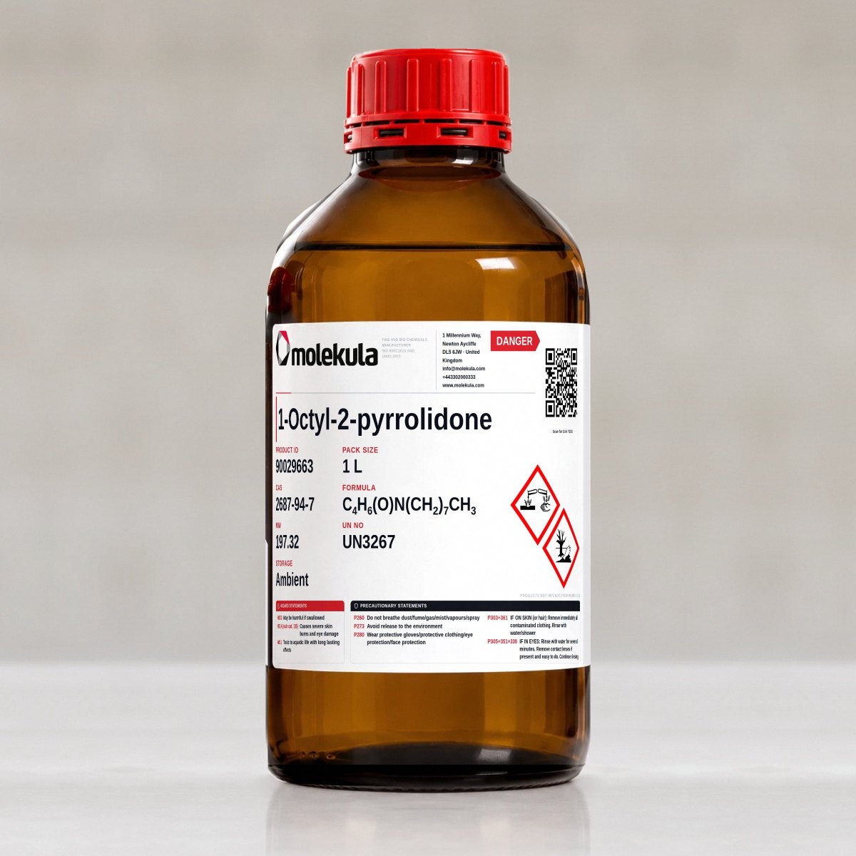 1-Octyl-2-pyrrolidone, 1 L pack