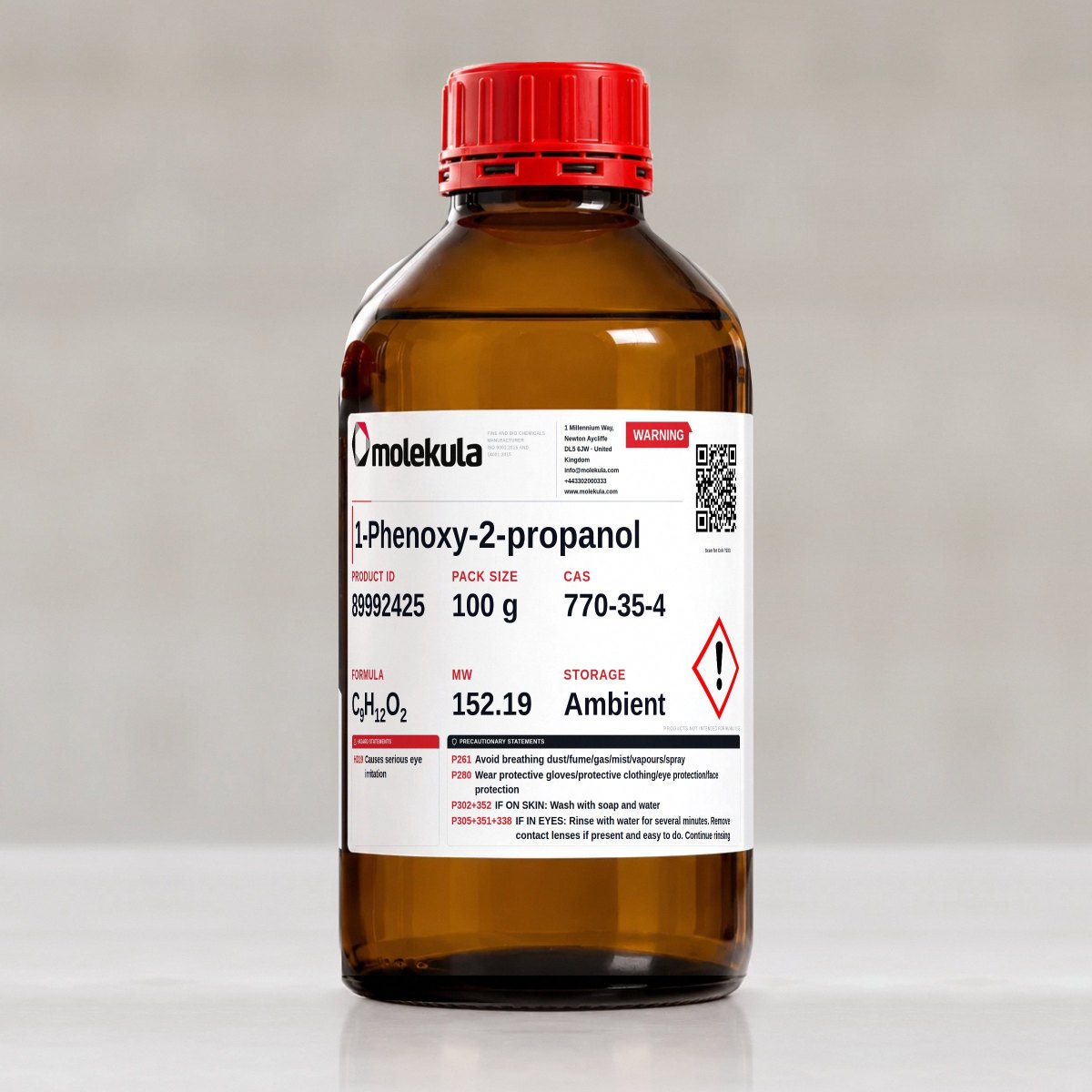1-Phenoxy-2-propanol, 100 g pack