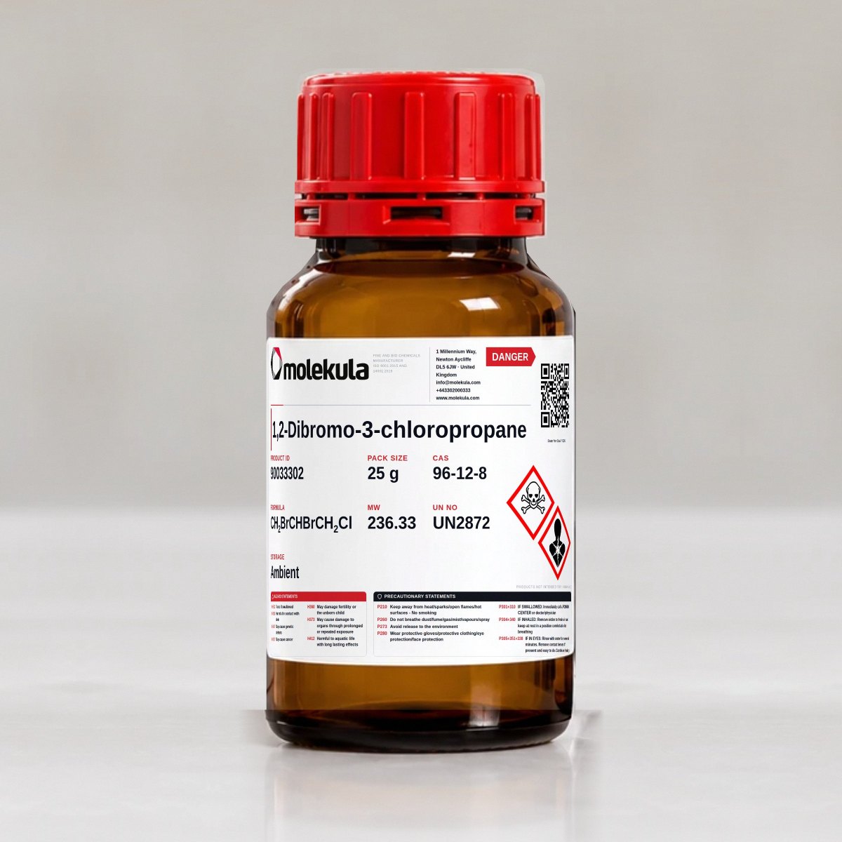 1,2-Dibromo-3-chloropropane, 25 g pack