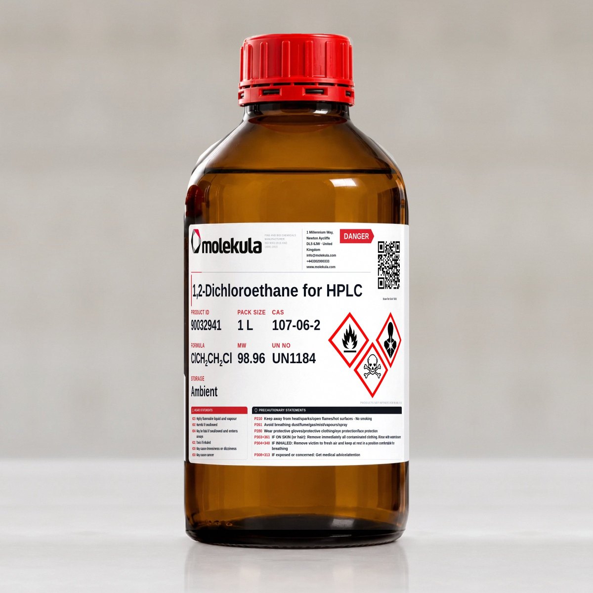 1,2-Dichloroethane for HPLC, 1 L pack