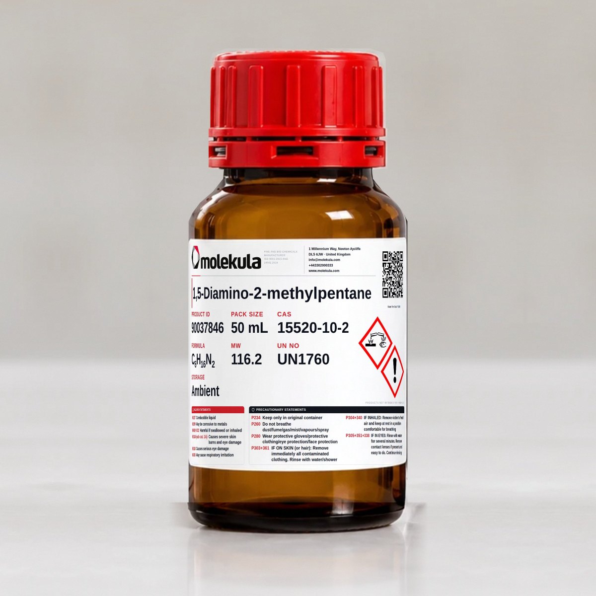 1,5-Diamino-2-methylpentan, 50 mL Gebinde