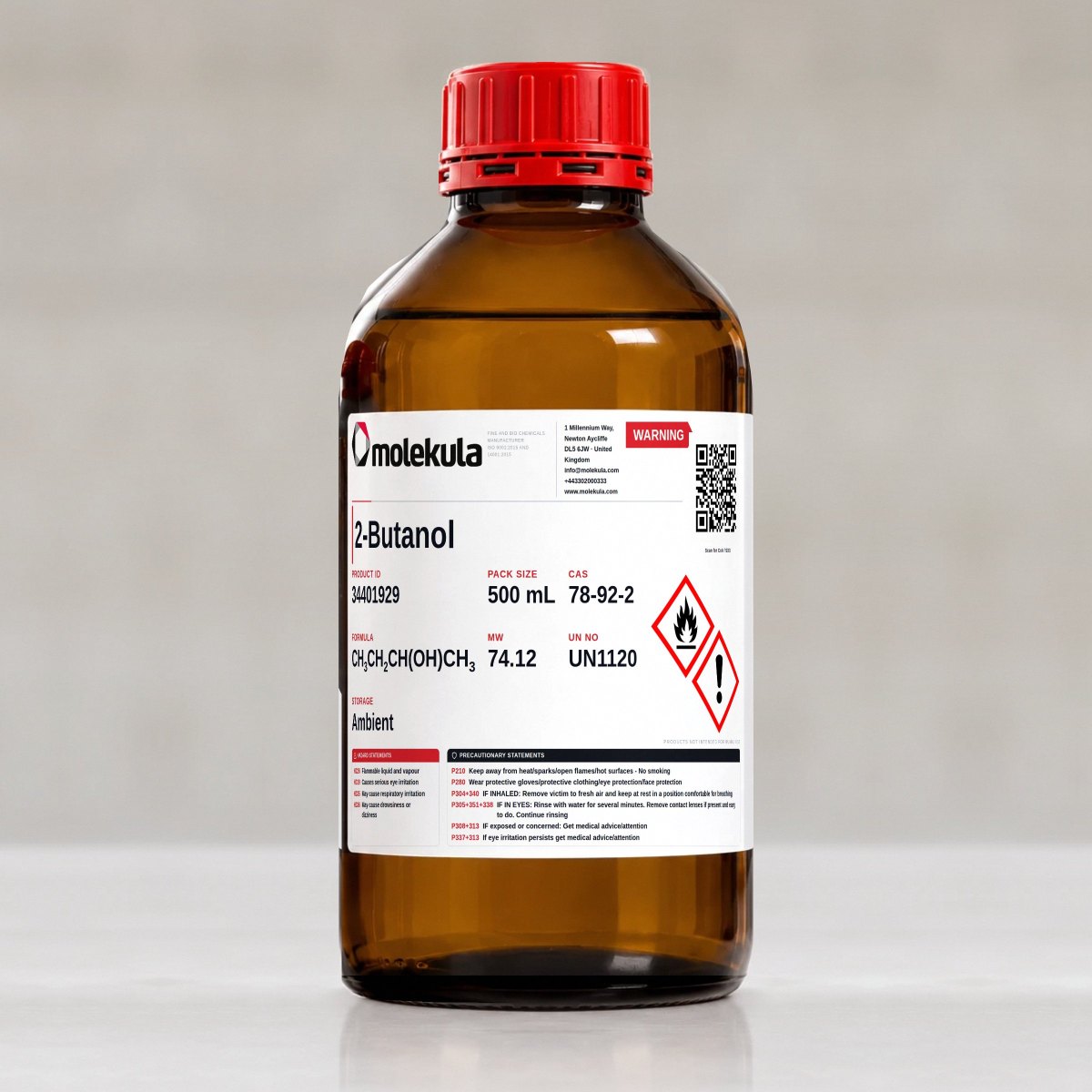 2-Butanol, 500 mL pack