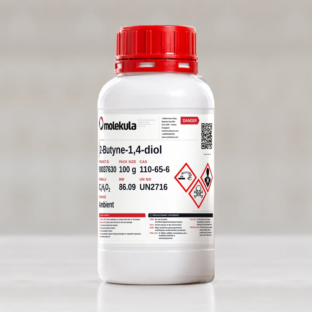 2-Butyne-1,4-diol, 100 g pack