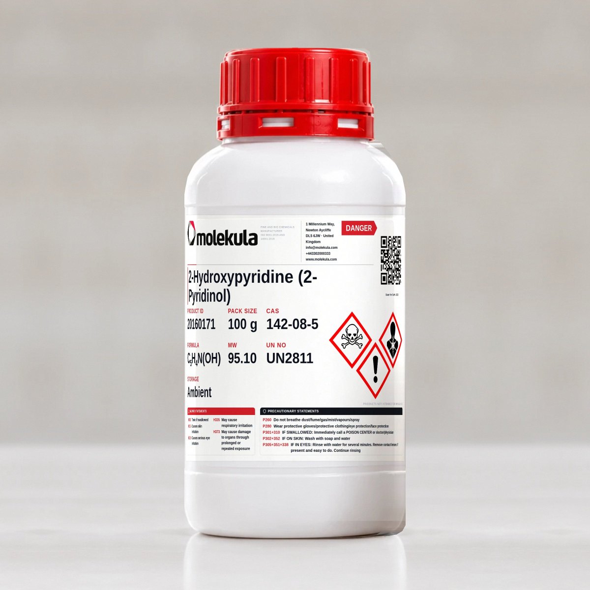 2-Hydroxypyridine (2-Pyridinol), 100 g pack
