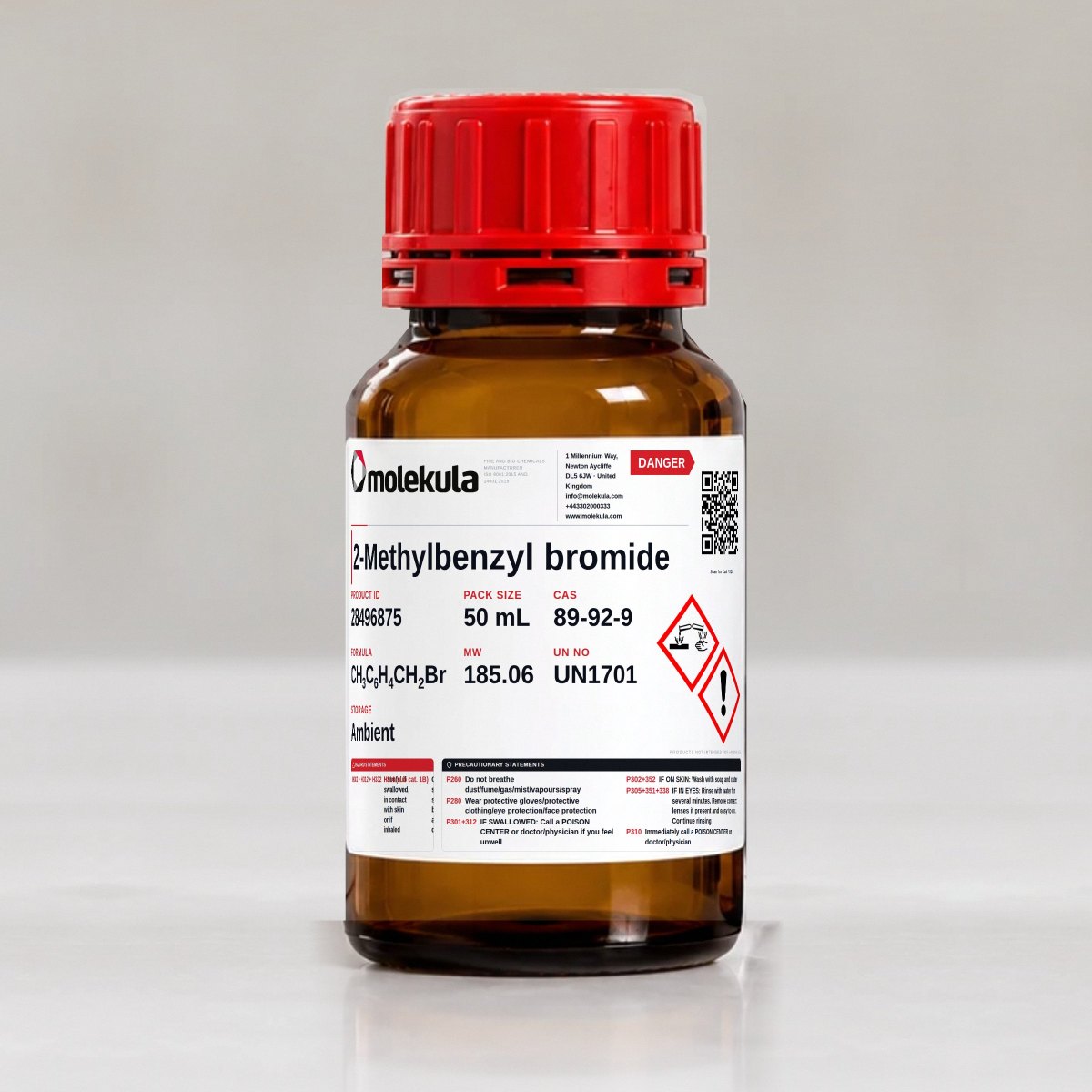 2-Methylbenzyl bromide, 50 mL pack