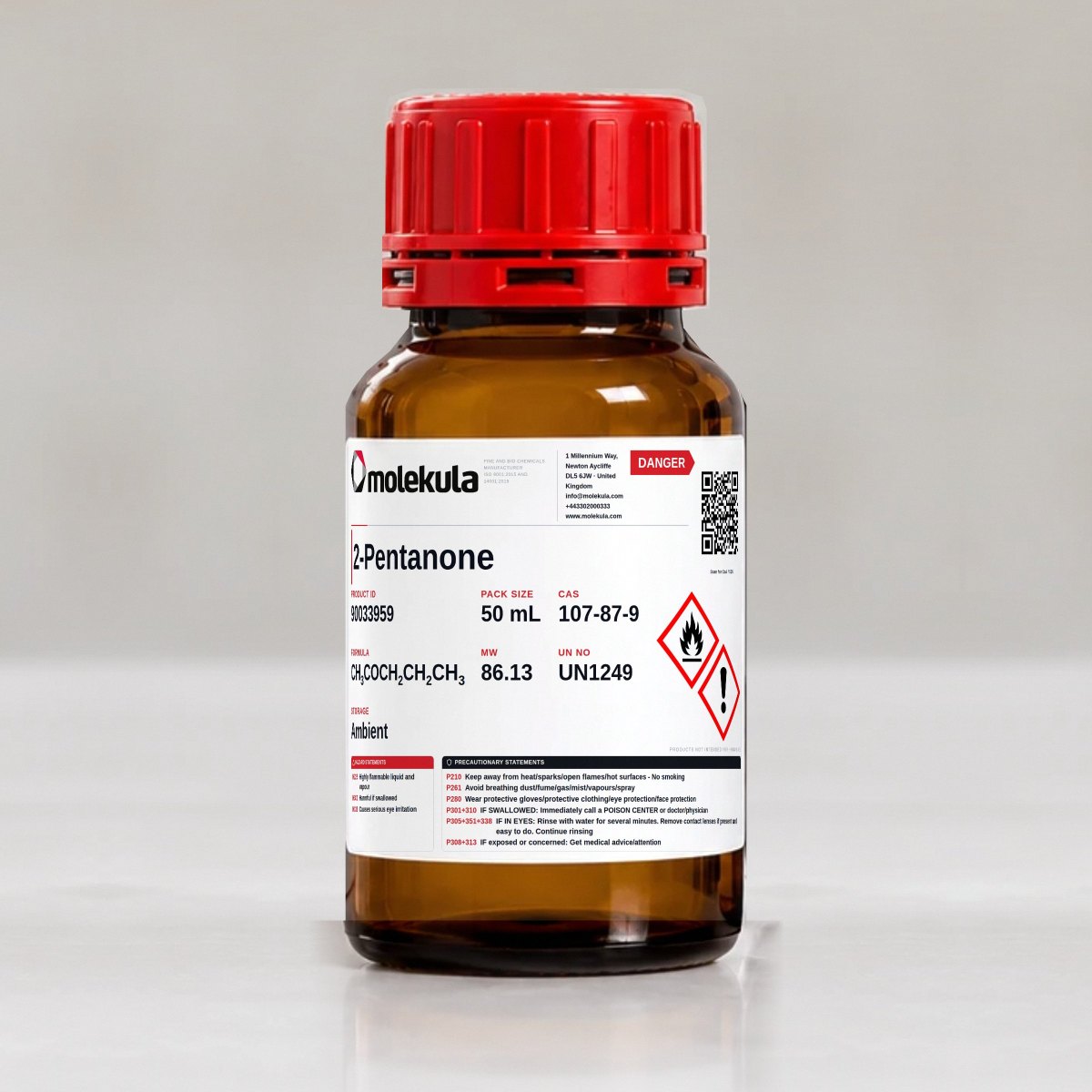2-Pentanone, 50 mL pack