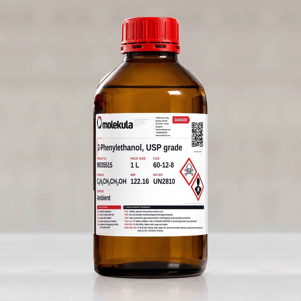 2-Phenylethanol, USP grade, 1 L pack