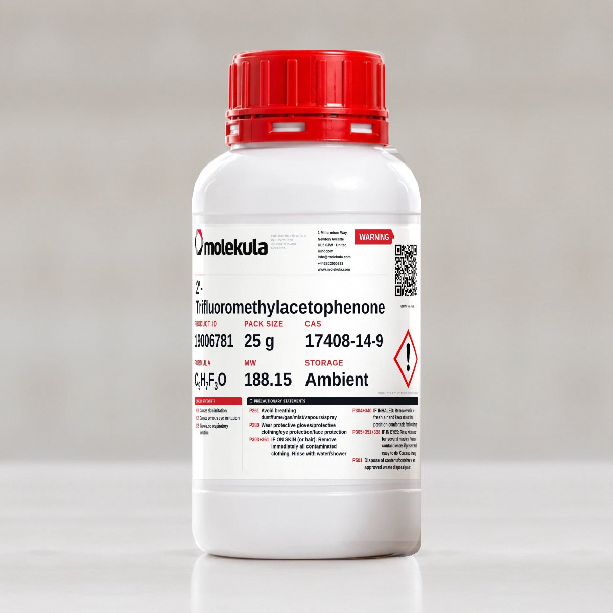 2'-Trifluoromethylacetophenone, 25 g pack