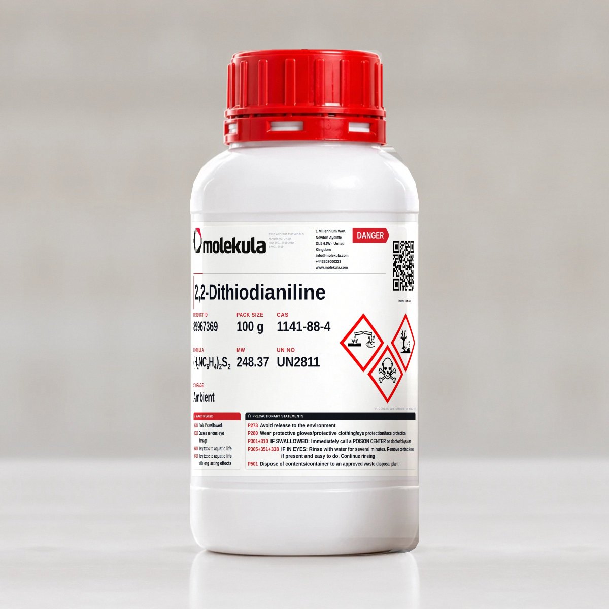 2,2-Dithiodianiline, 100 g pack