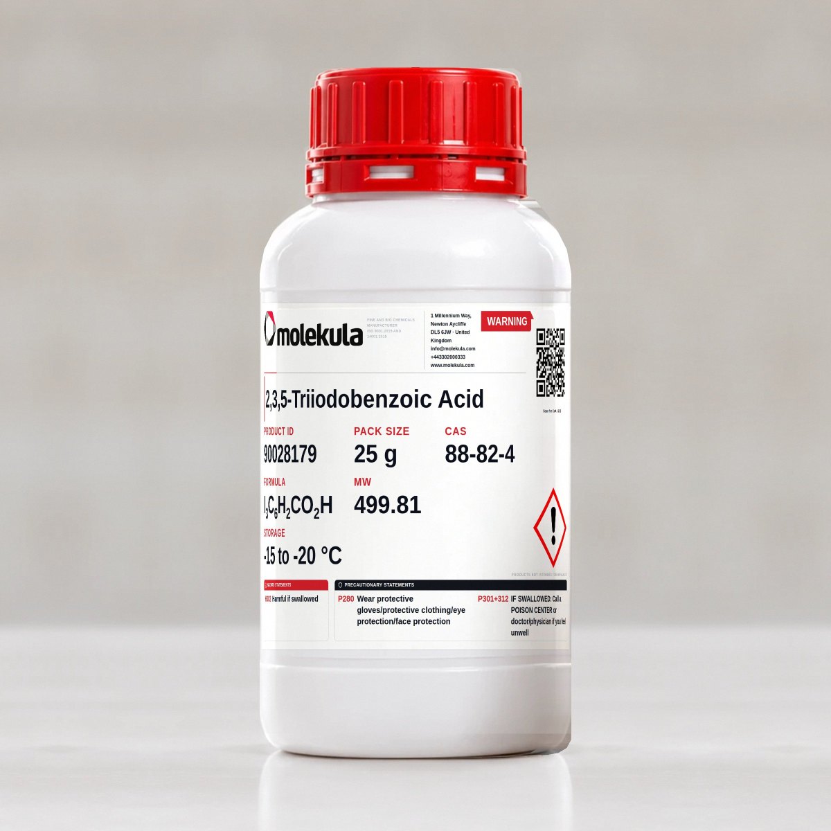 2,3,5-Triiodobenzoic Acid, 25 g pack