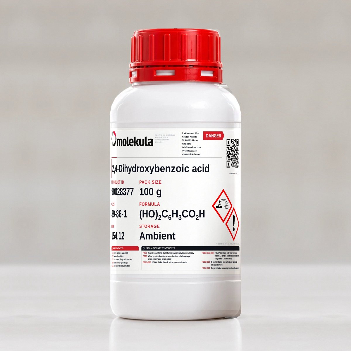 2,4-Dihydroxybenzoic acid, 100 g pack