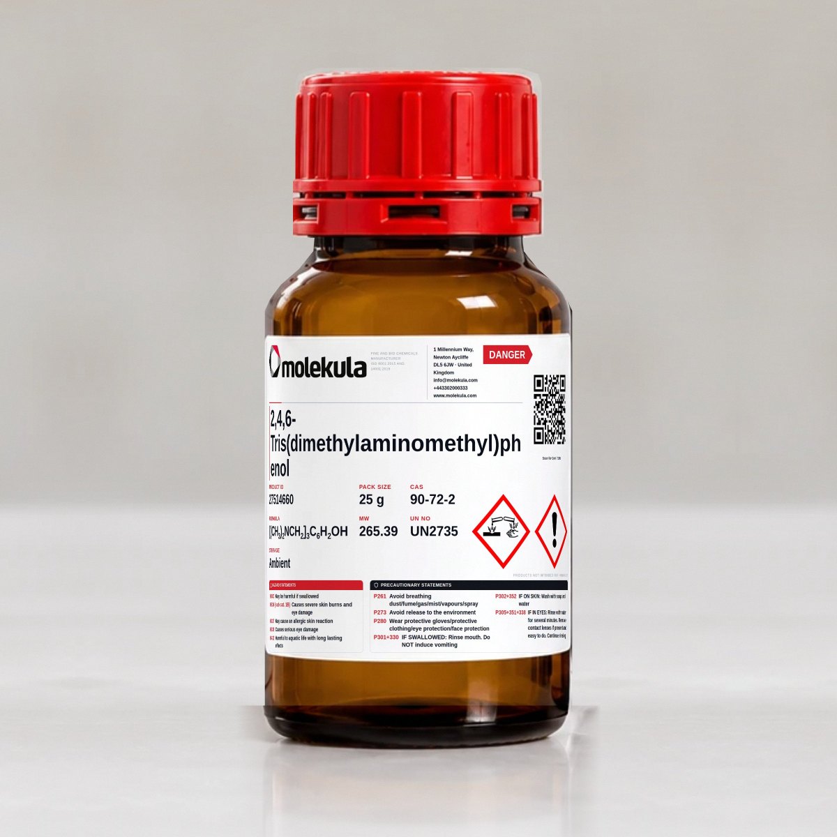 2,4,6-Tris(dimethylaminomethyl)phenol, 25 g pack