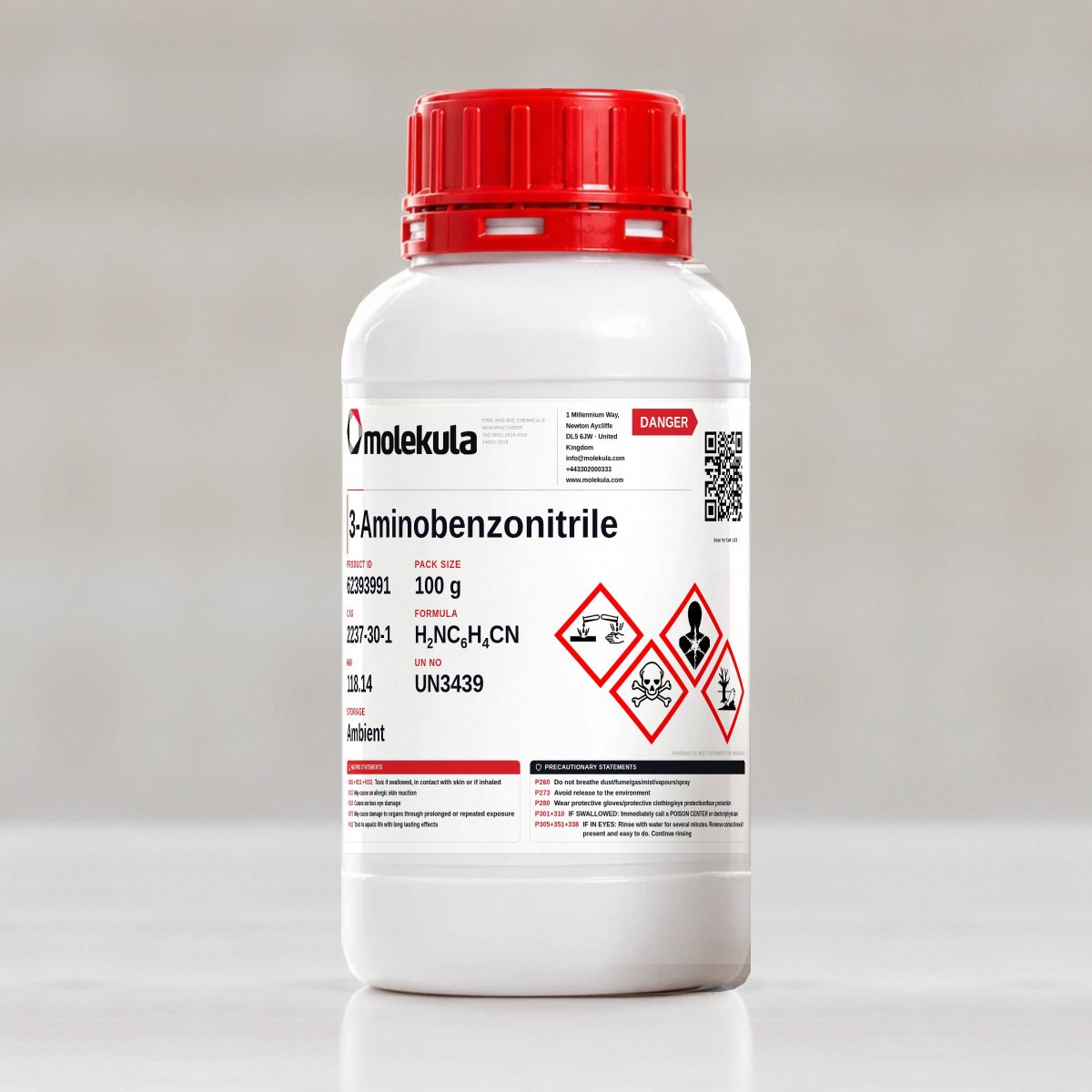 3-Aminobenzonitrile, 100 g pack