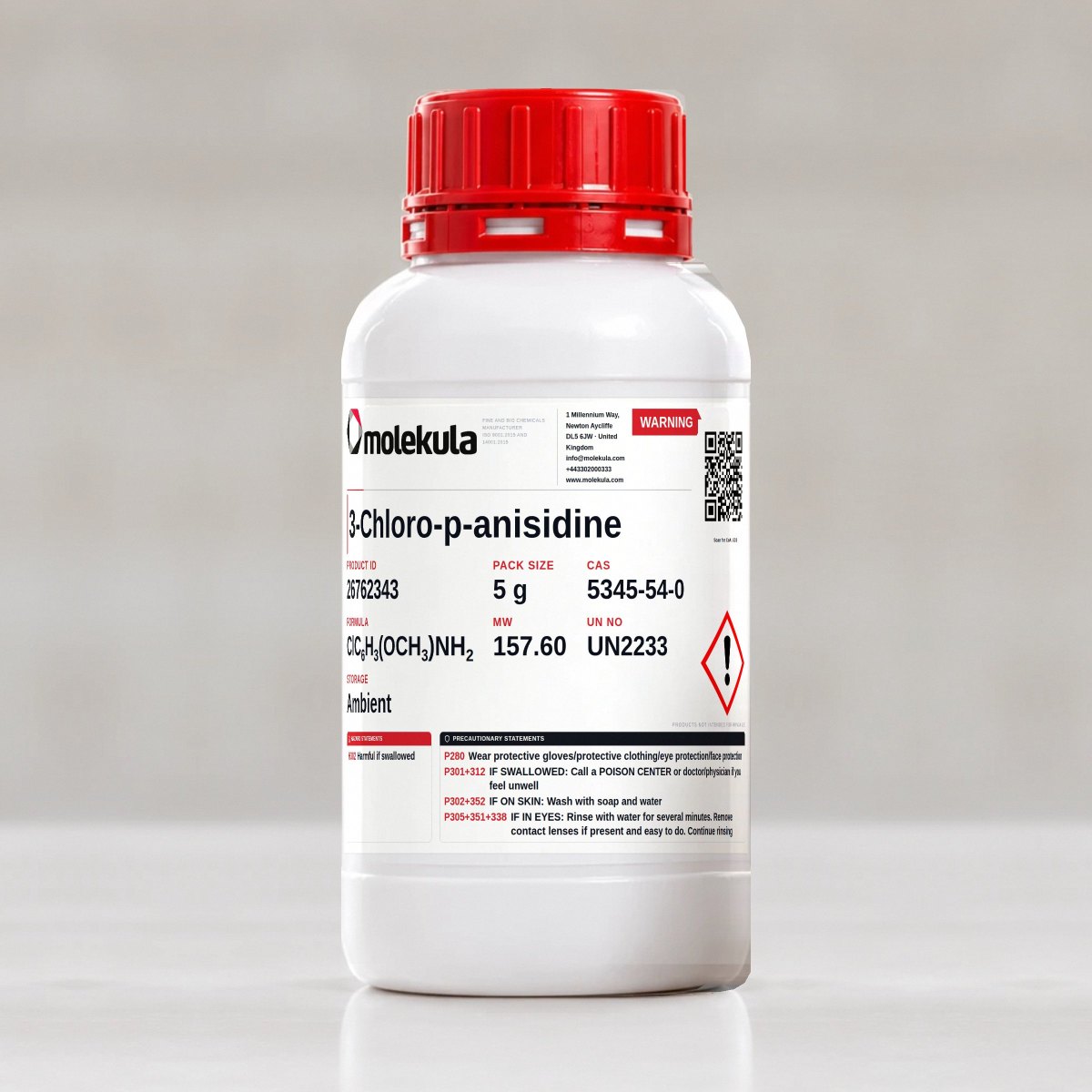 3-Chloro-p-anisidine, 5 g pack
