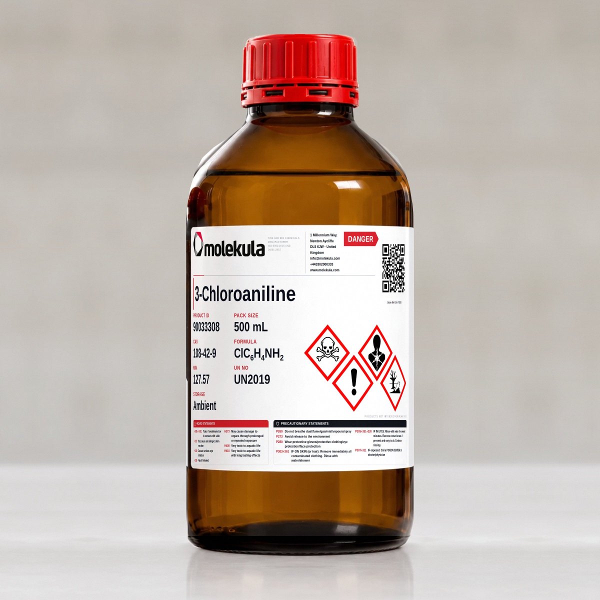 3-Chloroaniline, 500 mL pack