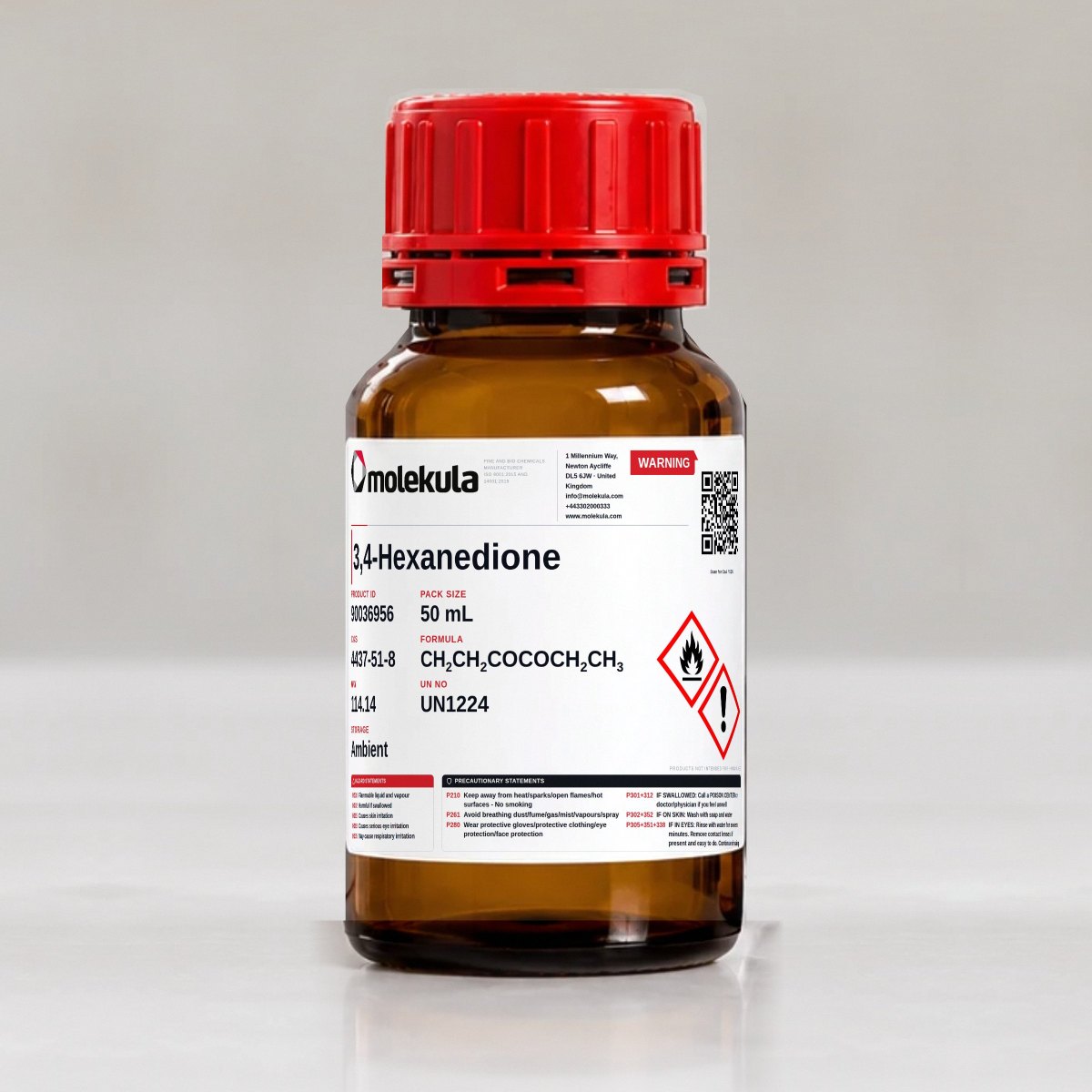 3,4-Hexanedione, 50 mL pack