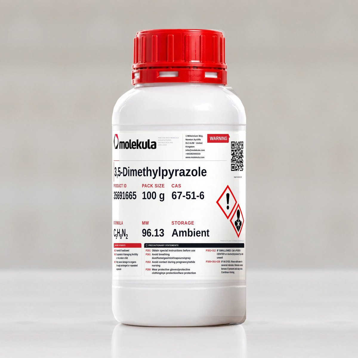 3,5-Dimethylpyrazole, 100 g pack
