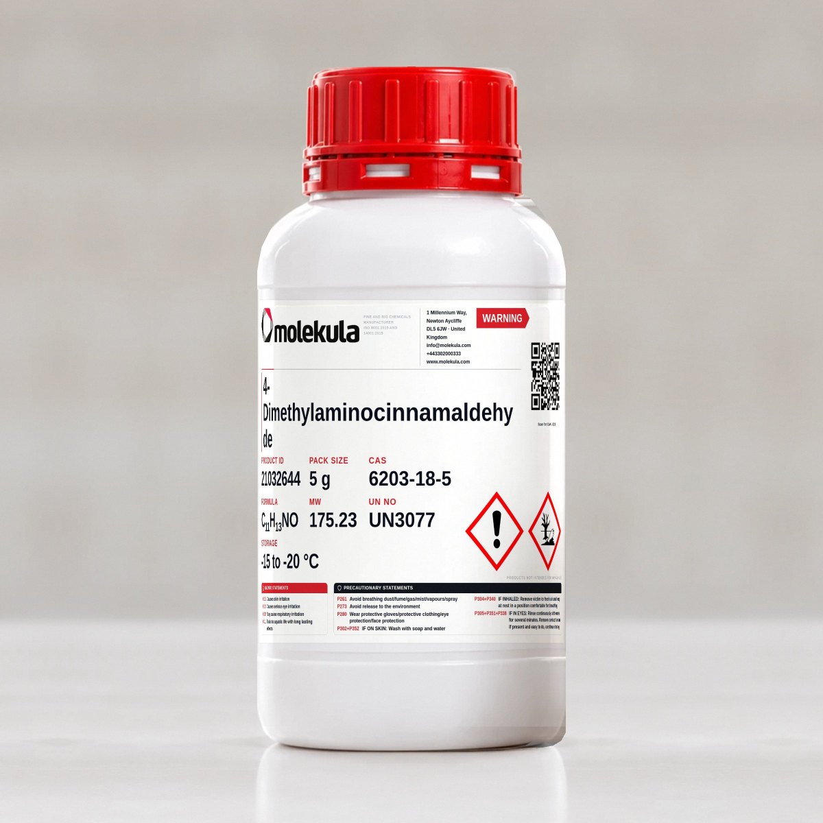 4-Dimethylaminocinnamaldehyde, 5 g pack