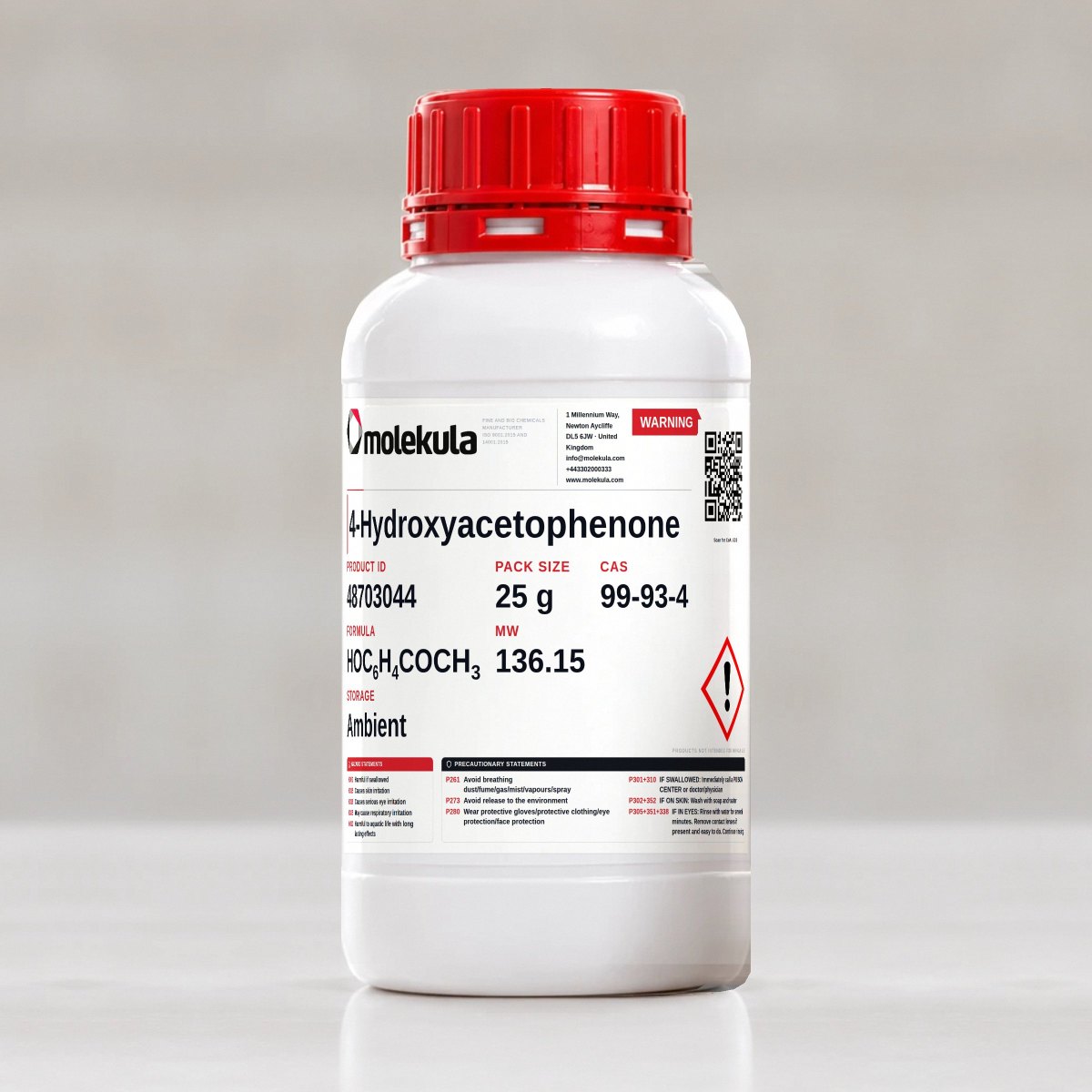 4-Hydroxyacetophenone, 25 g pack