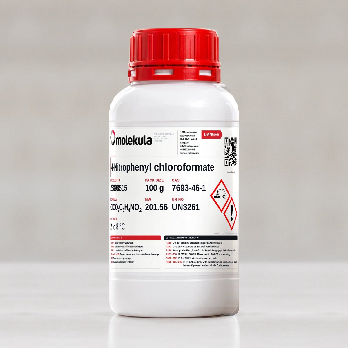 4-Nitrophenyl chloroformate, 100 g pack