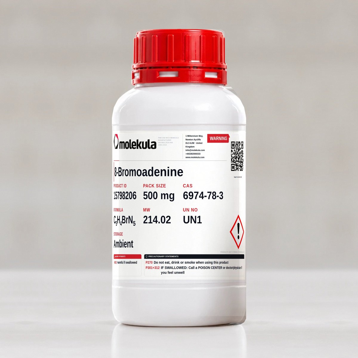 8-Bromoadenine, 500 mg pack