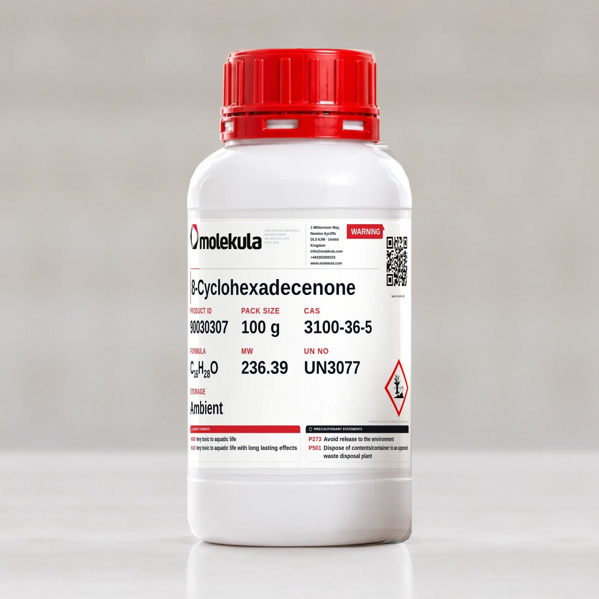 8-Cyclohexadecenone, 100 g pack