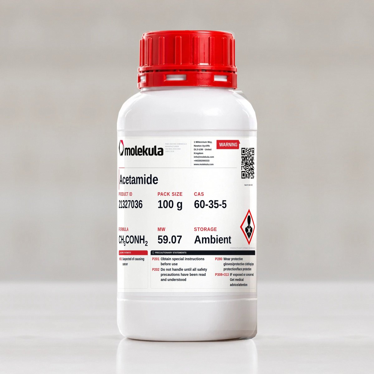 Acetamide, 100 g pack