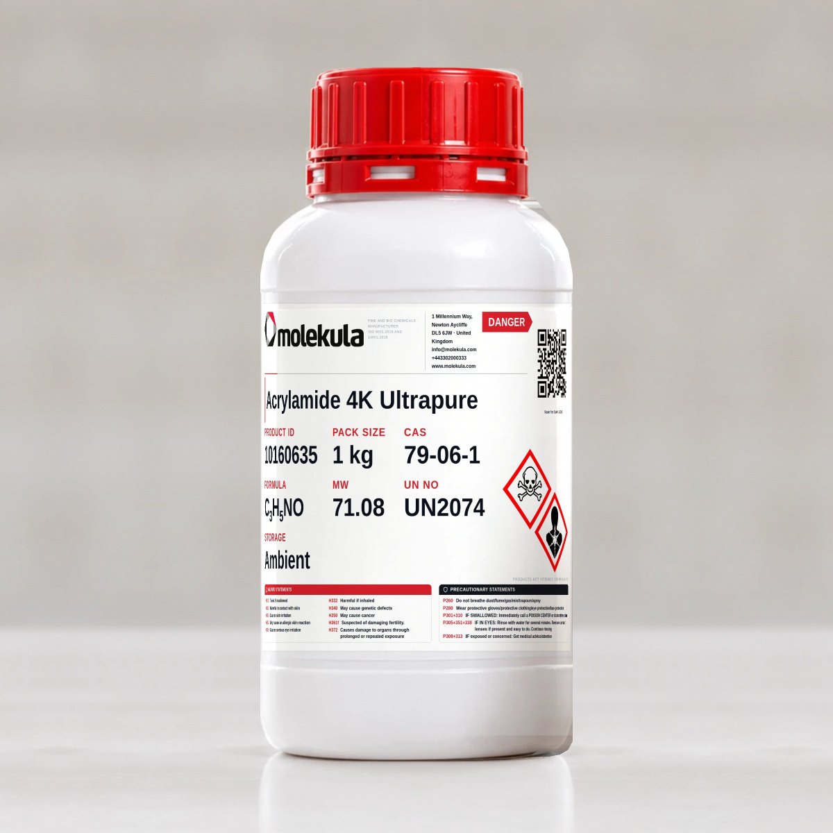 Acrylamide 4K Ultrapure, 1 kg pack