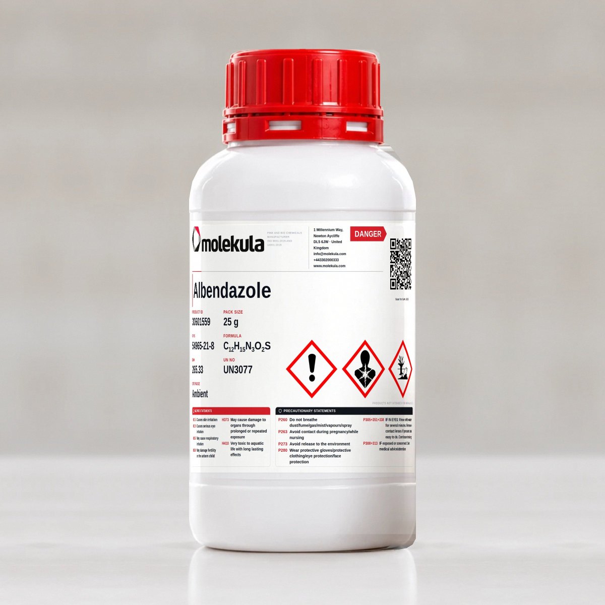 Albendazole, 25 g pack