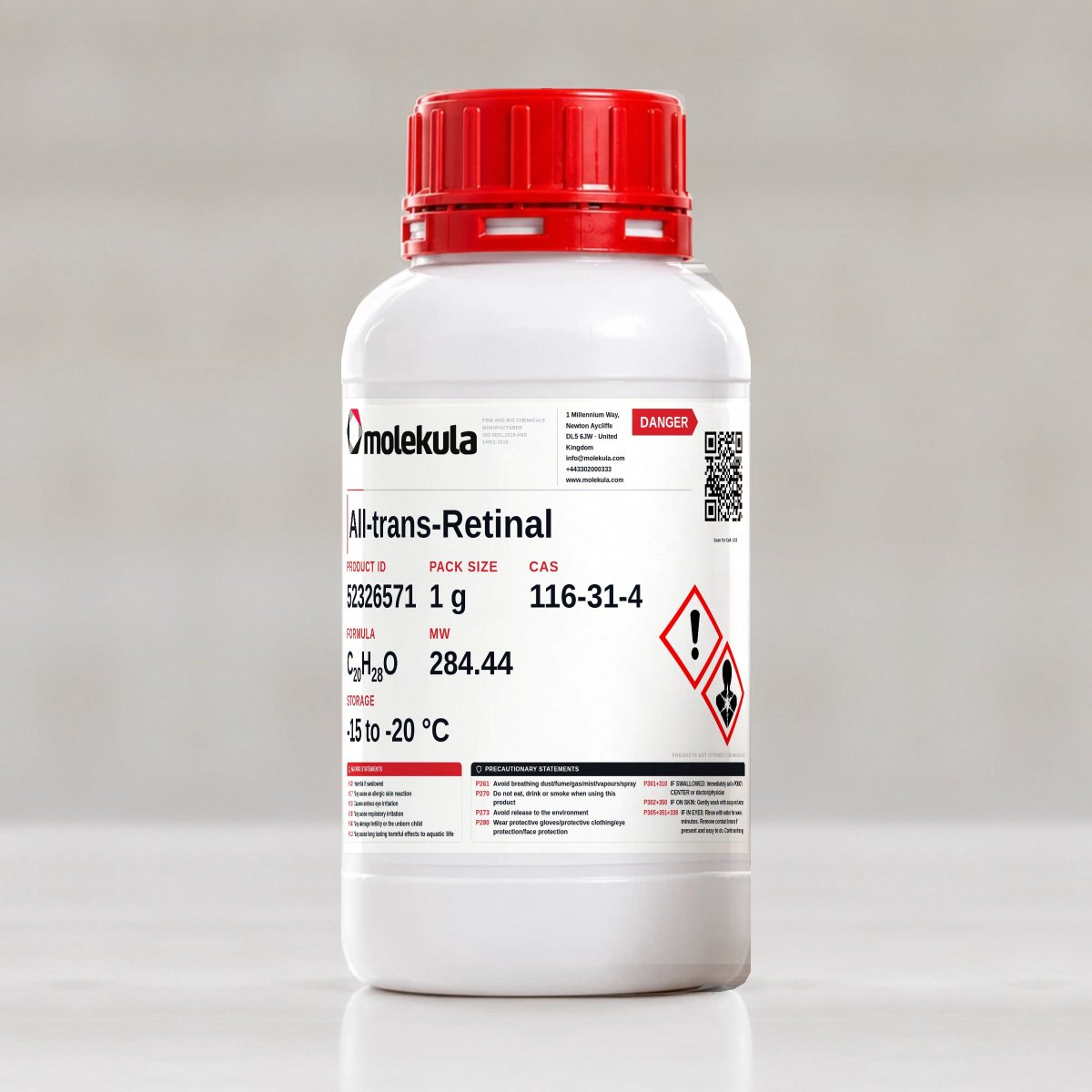 All-trans-Retinal, 1 g pack