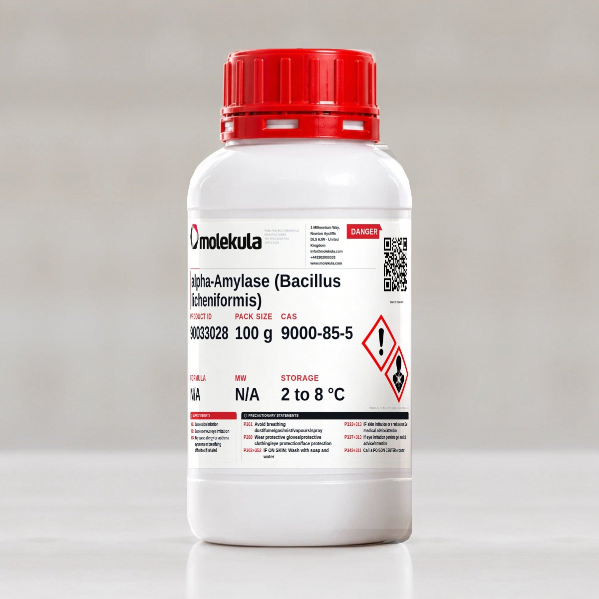 alpha-Amylase (Bacillus licheniformis), 100 g pack