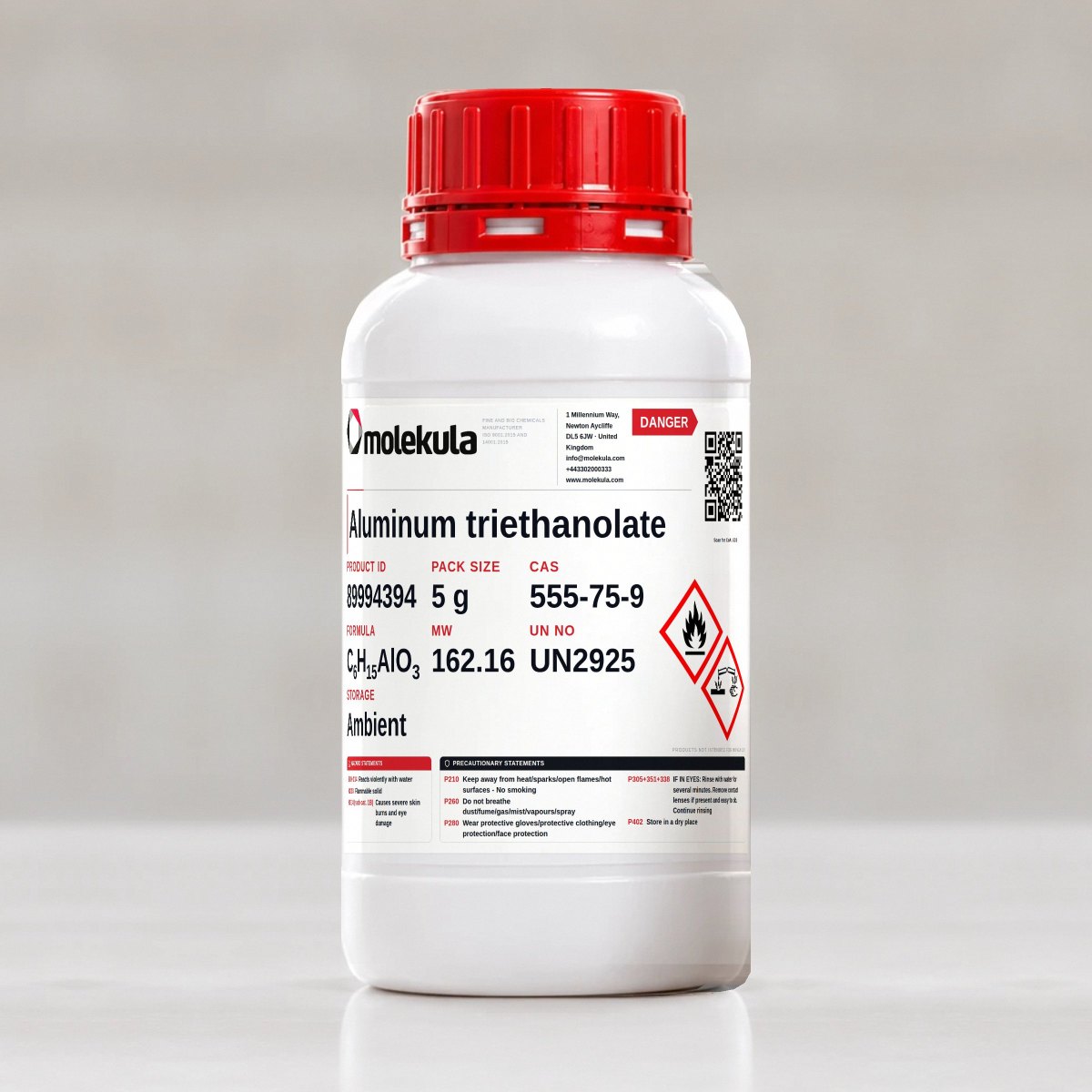 Aluminum triethanolate, 5 g pack
