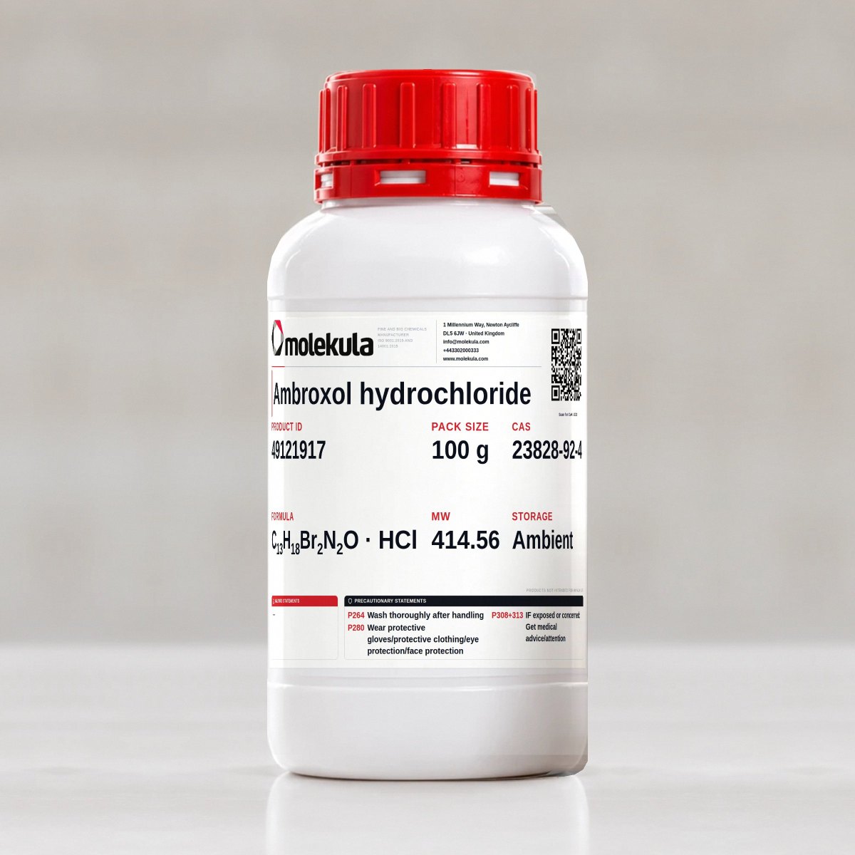 Ambroxol hydrochloride, 100 g pack