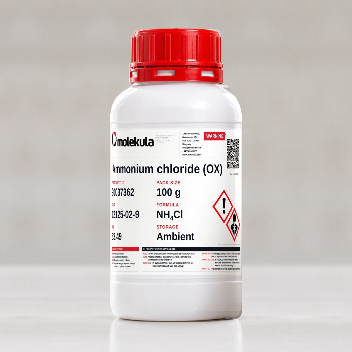 Ammonium chloride (OX), 100 g pack