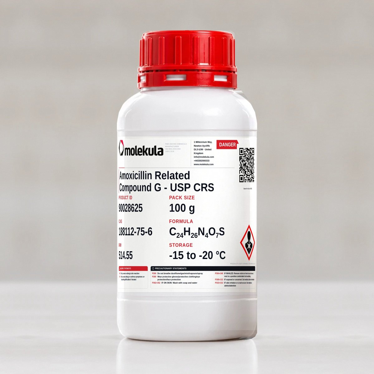 Amoxicillin Related Compound G - USP CRS, 100 g pack