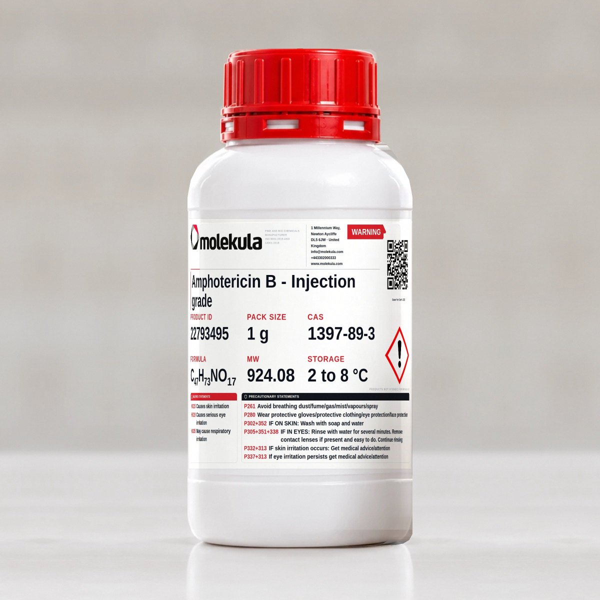 Amphotericin B - Injection grade, 1 g pack