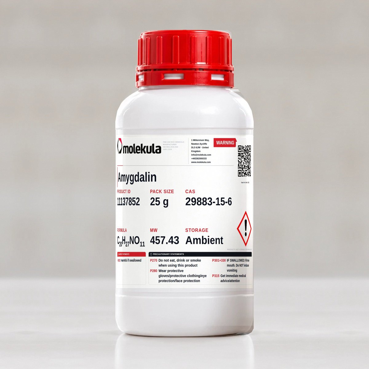 Amygdalin, 25 g pack