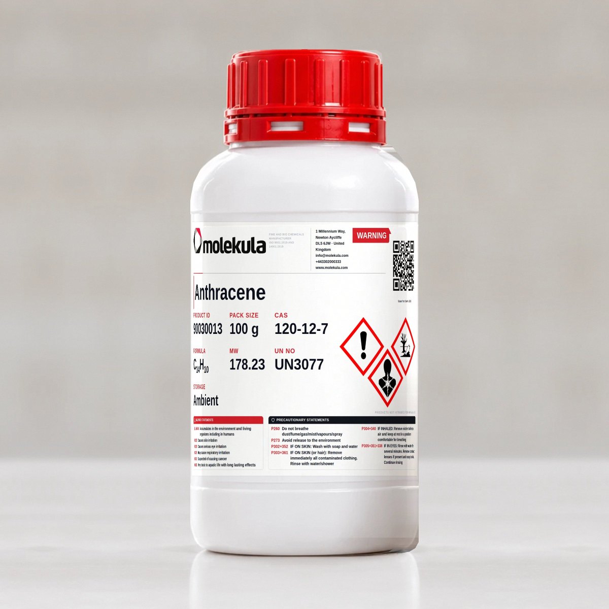 Anthracene, 100 g pack