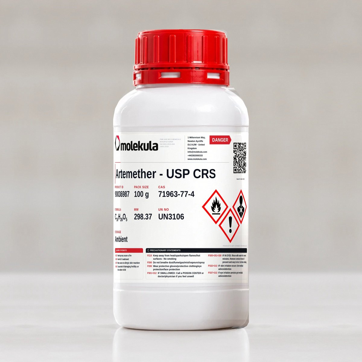 Artemether - USP CRS, 100 g pack