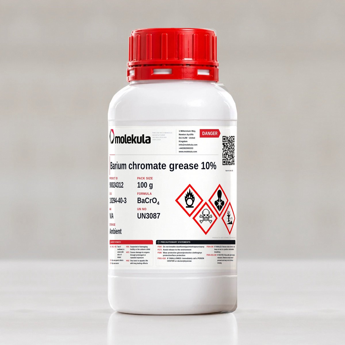 Barium chromate grease 10%, 100 g pack