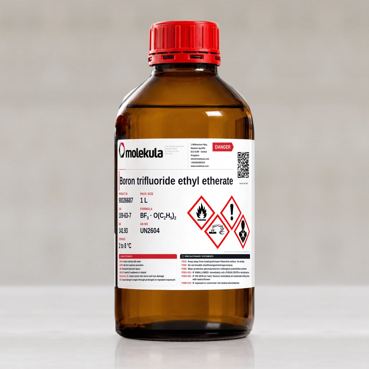 Boron trifluoride ethyl etherate, 1 L pack