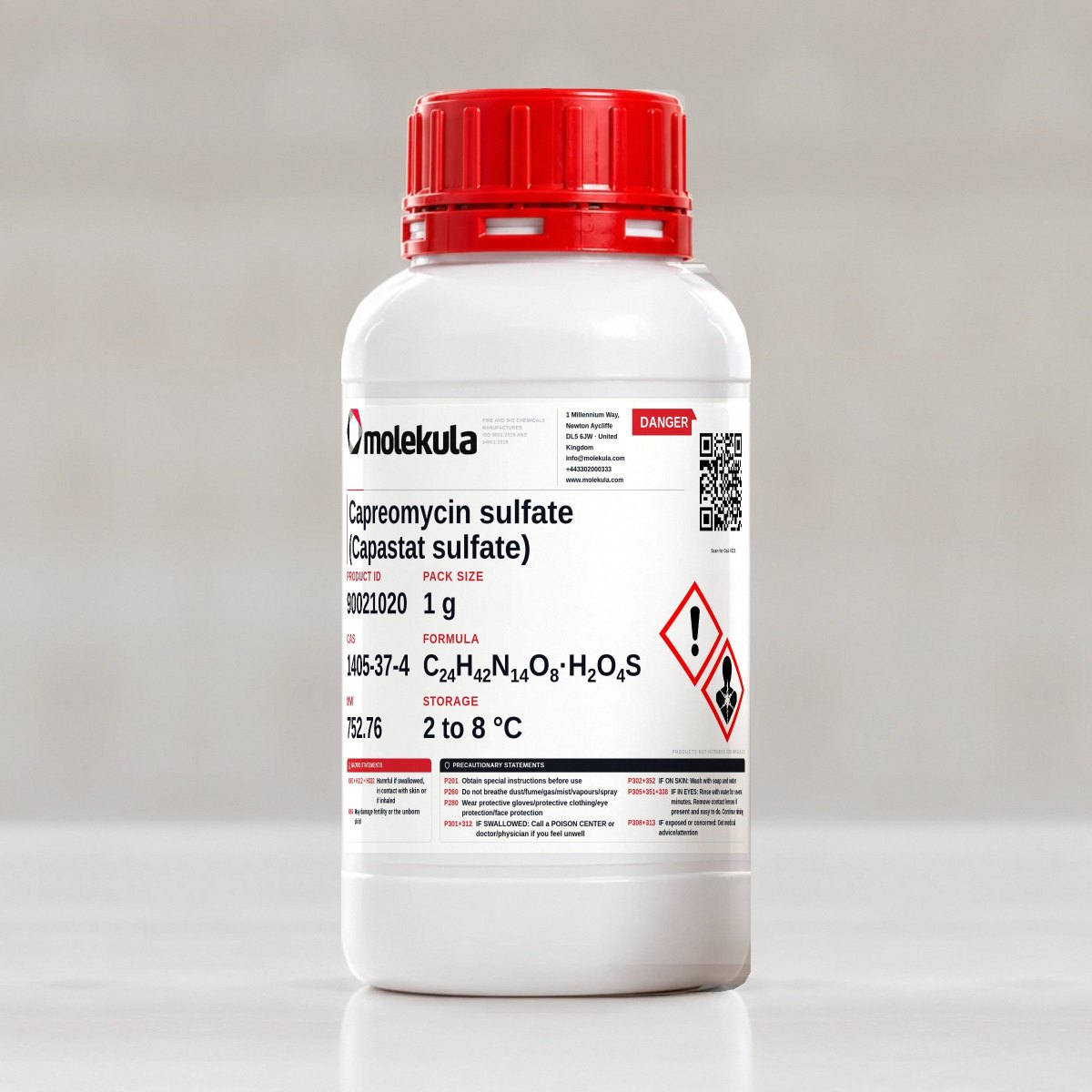 Sulfate de capréomycine (sulfate de capastat)