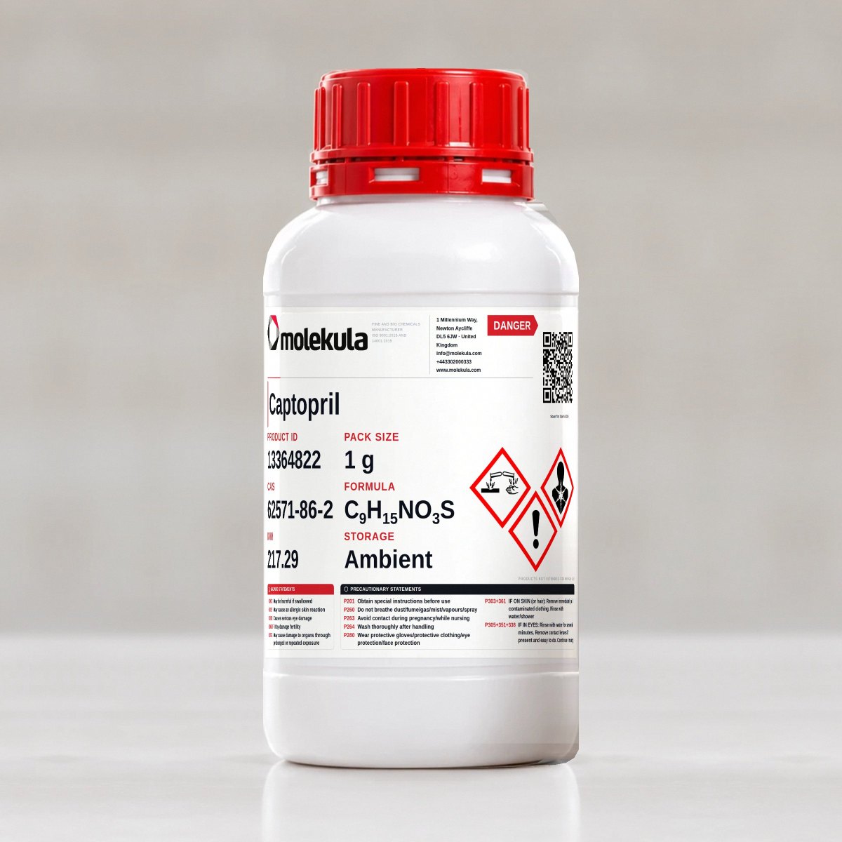 Captopril, 1 g pack